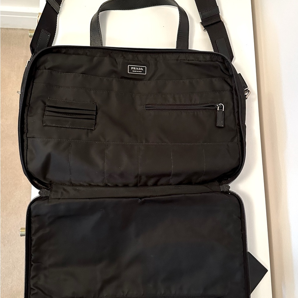 Prada Black Nylon Briefcase - Picture 4 of 15